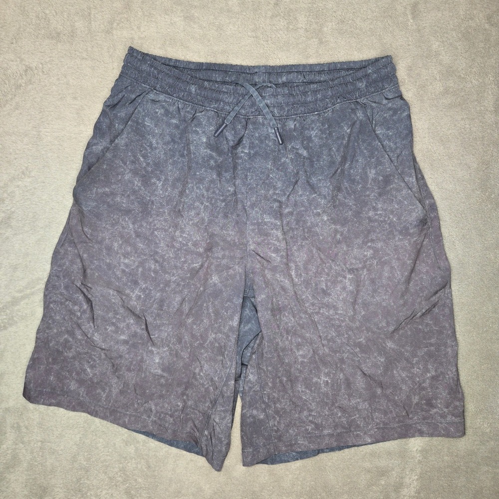 Lululemon Pace Breaker 7 Inch Shorts Mens Medium Purple Acid Wash Athletic Run